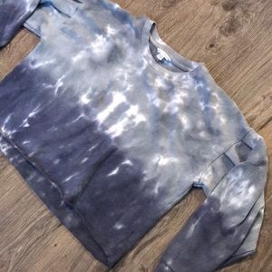 American Eagle tie die crop sweatshirt